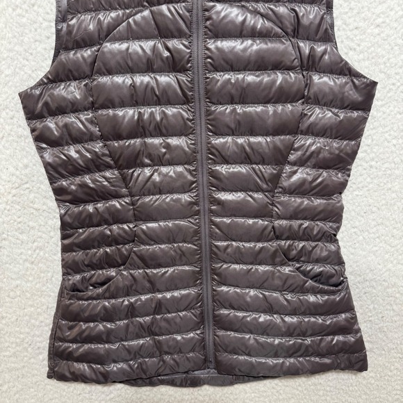 Lululemon Womens Sz 4 Pack it Down Goose Puffer Packable Vest Shiny Olive Brown‎ - Picture 5 of 15